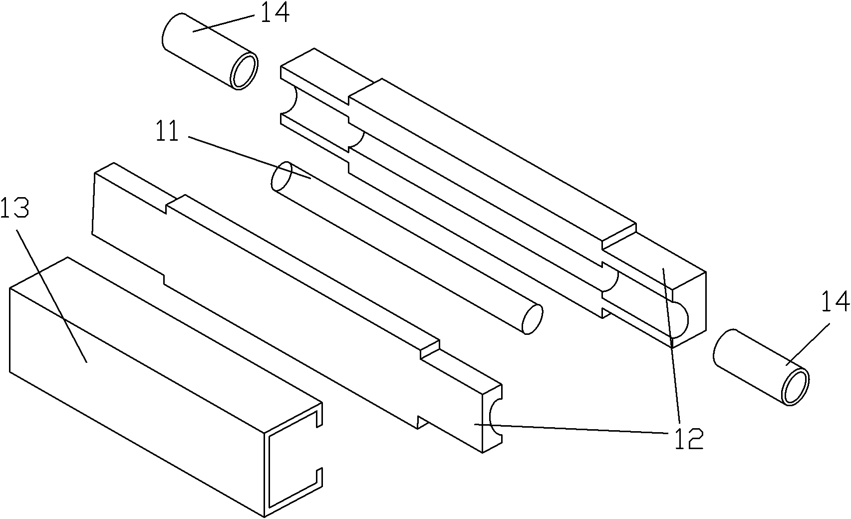 Ceramic optical fibre cold coupler