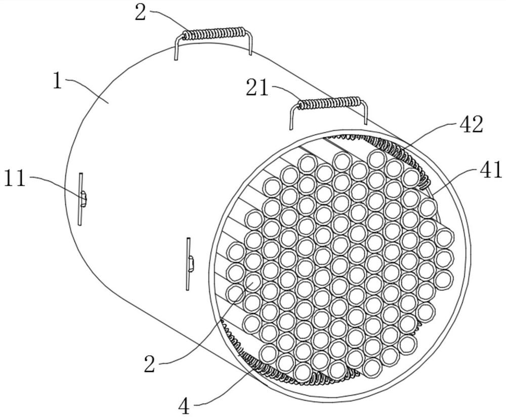 Artificial nest for monilian bees and use method of artificial nest