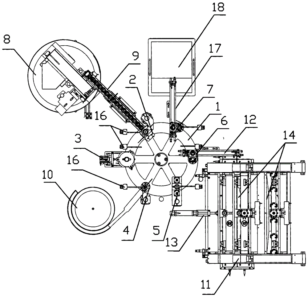 Automobile ignition coil sheath automatic assembly equipment