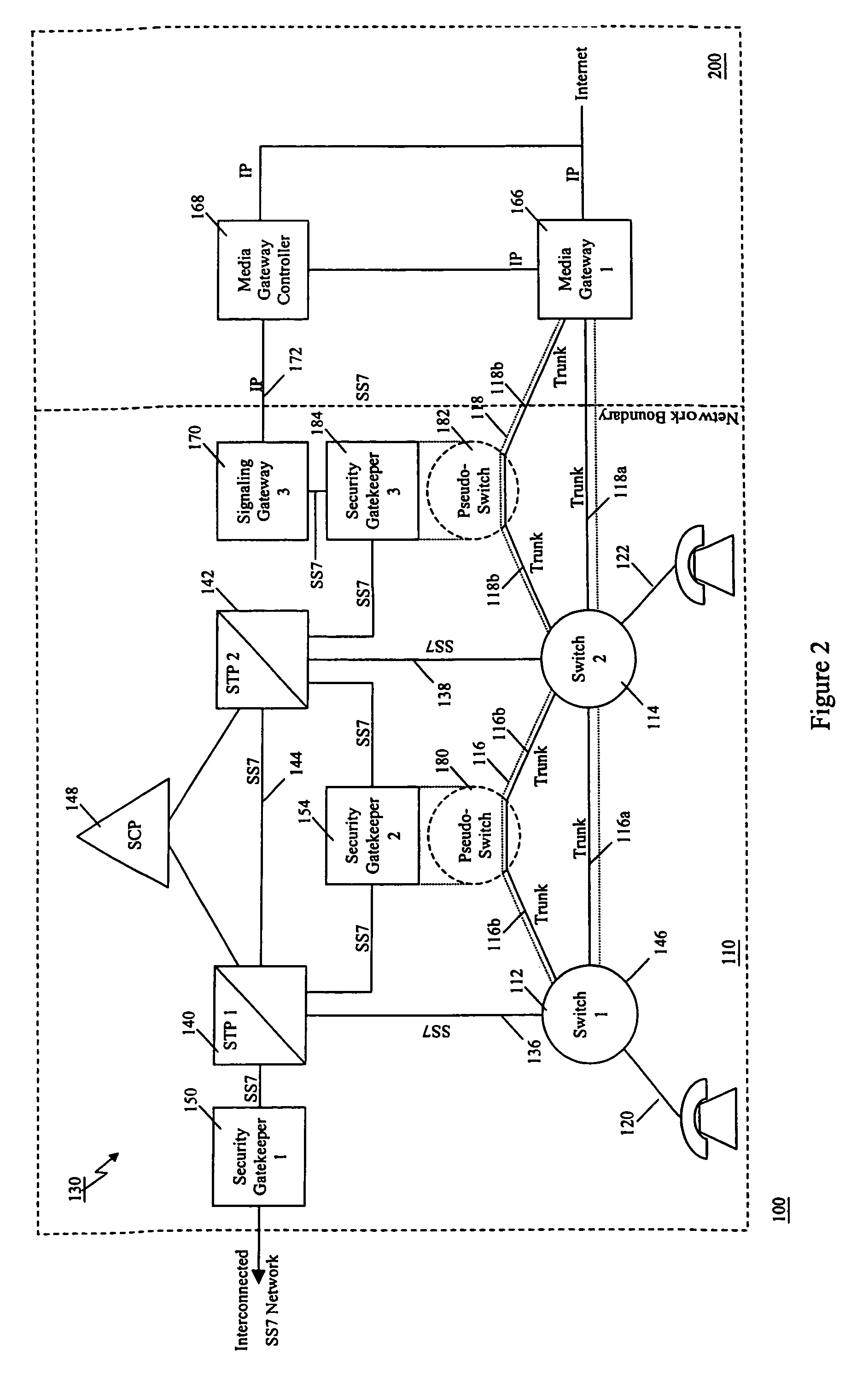Method and apparatus for in context mediating common channel signaling messages between networks