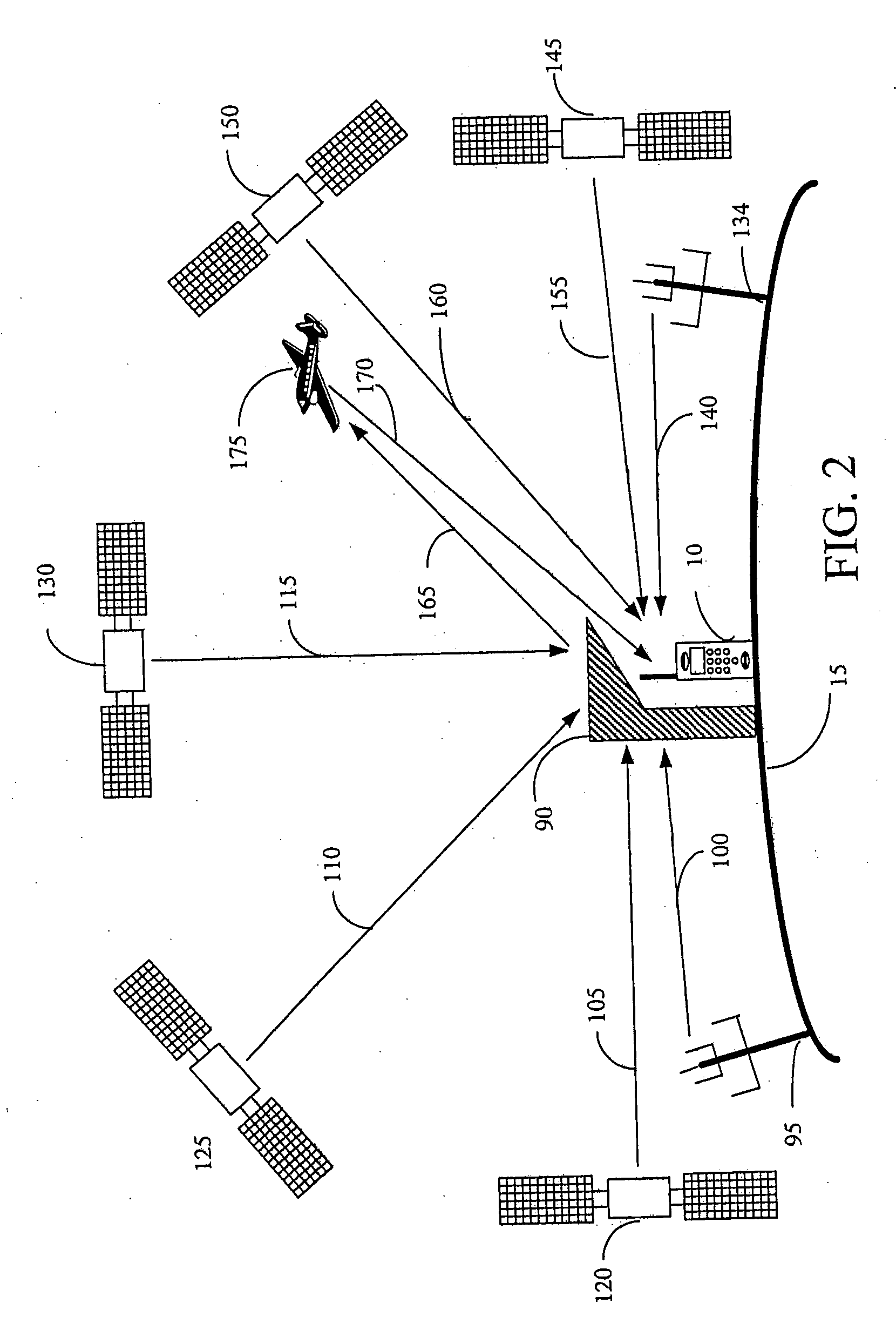 Cancellation system and method for a wireless positioning system