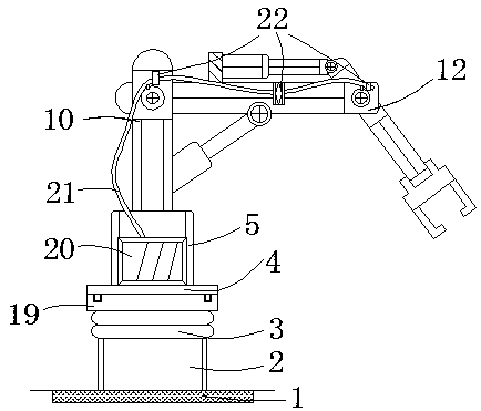 Lifting manipulator providing convenience for multi-directional fixation for gear processing