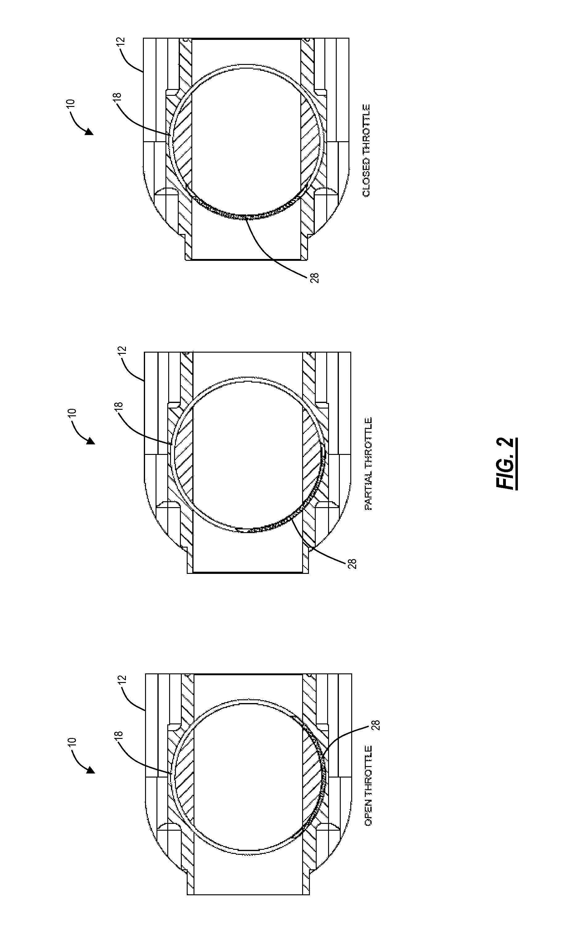Cylindrical valve assembly