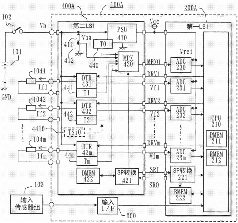 Power supply control device and control characteristic correction data generation method for power supply control device