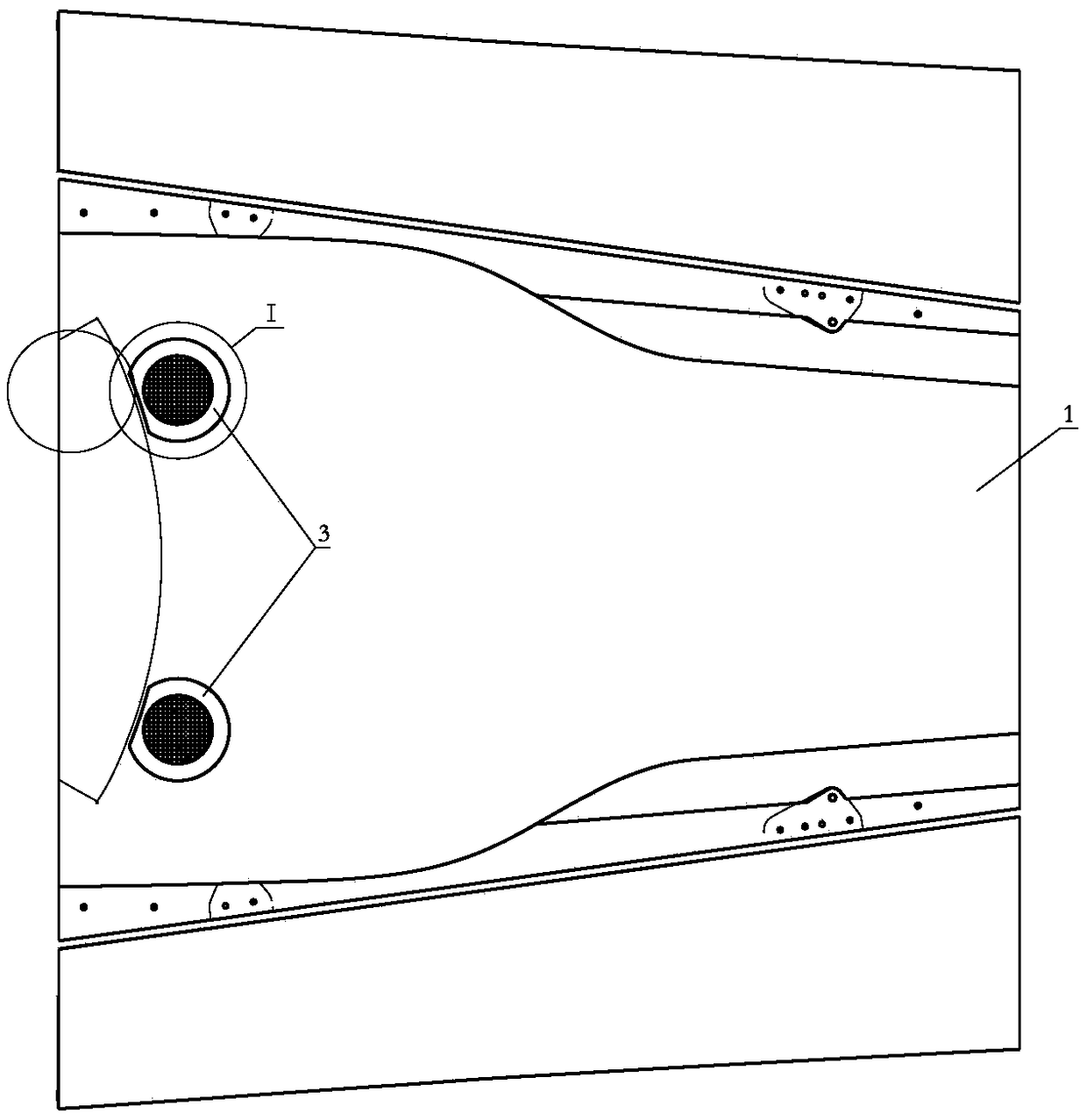 Ventilated and cooled fairing structure