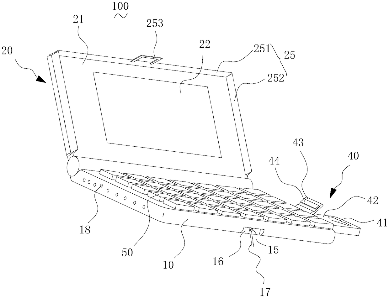 Dust-proof notebook computer