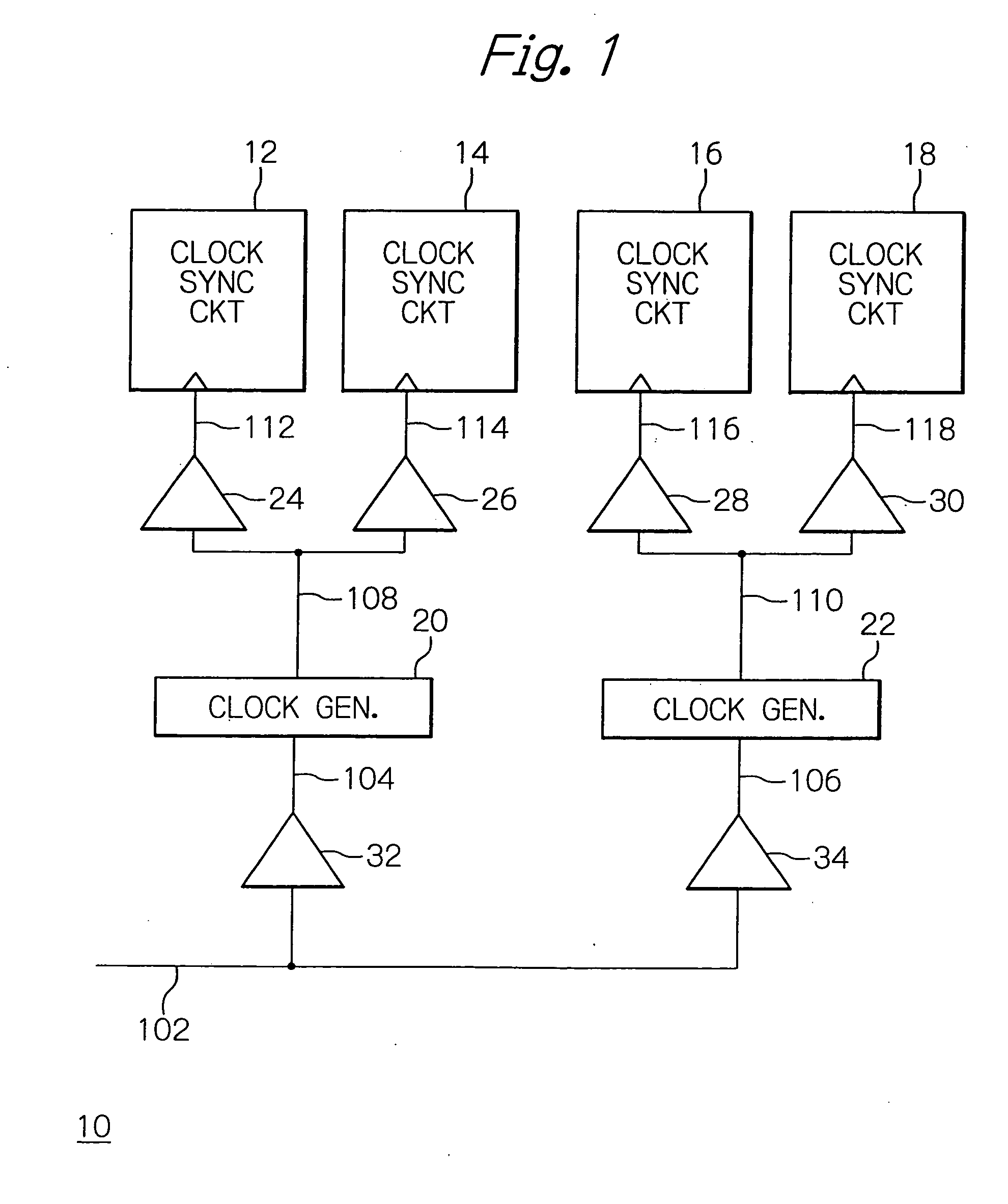 Clock distributor for use in semiconductor logics for generating clock signals when enabled and a method therefor