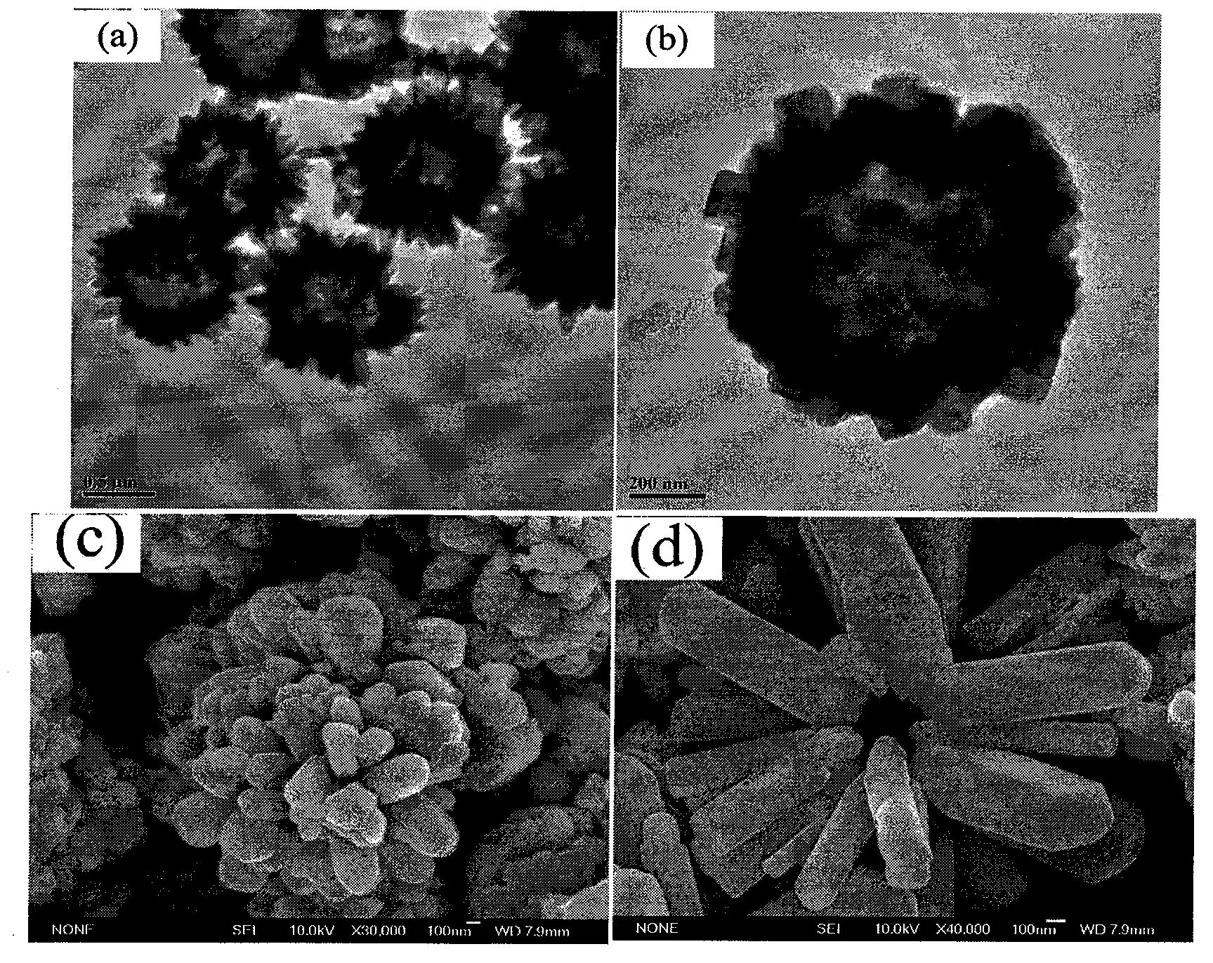 Method for preparing zinc oxide nano hollow spheres by alkaline corrosion reaction