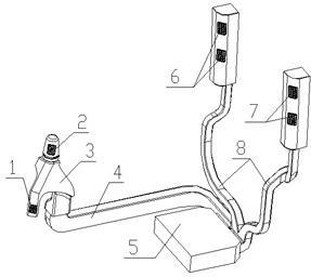 Ventilating device for vehicle cab