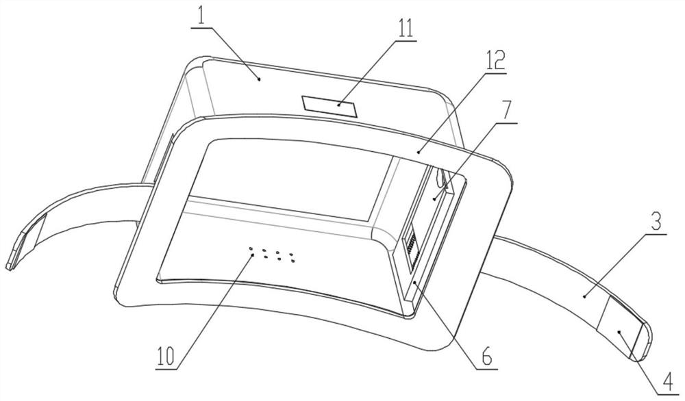 Sterile abdominal wound covering observation instrument