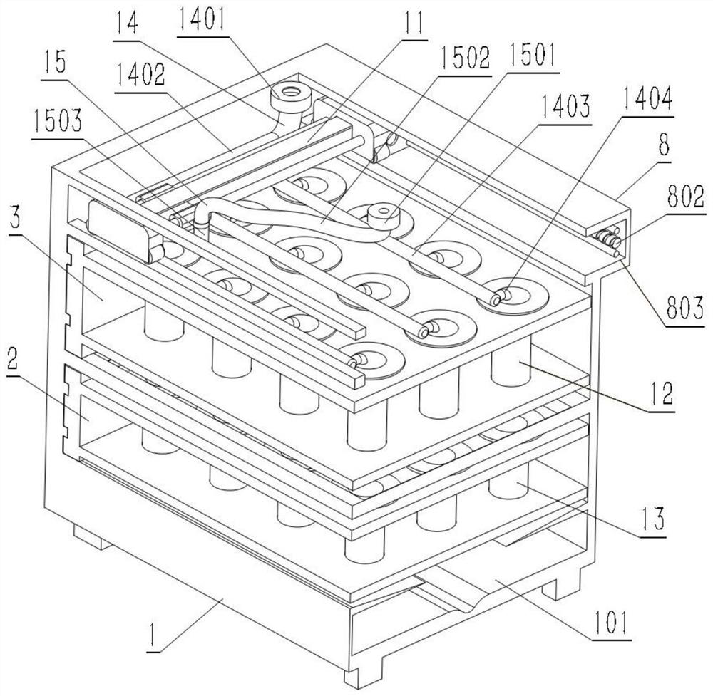 Eluting machine for purifying proteins