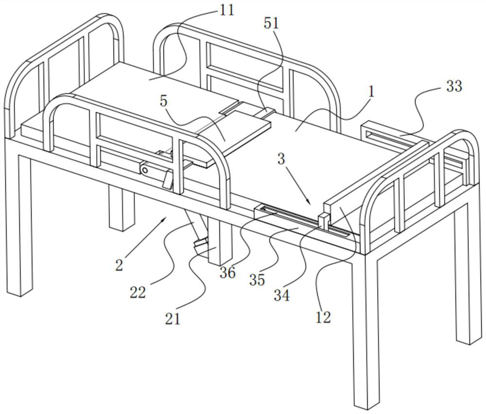 Nursing bed with self-lifting function