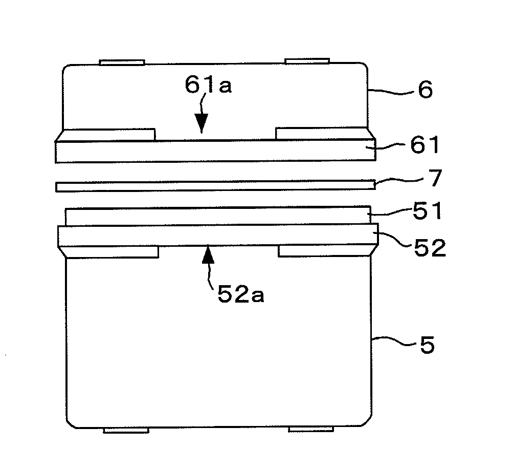 Container for housing a mask blank, method of housing a mask blank, and a mask blank package