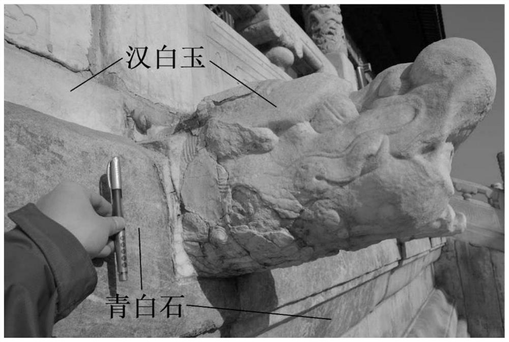 A method for quickly measuring the overfire temperature of stone cultural relics