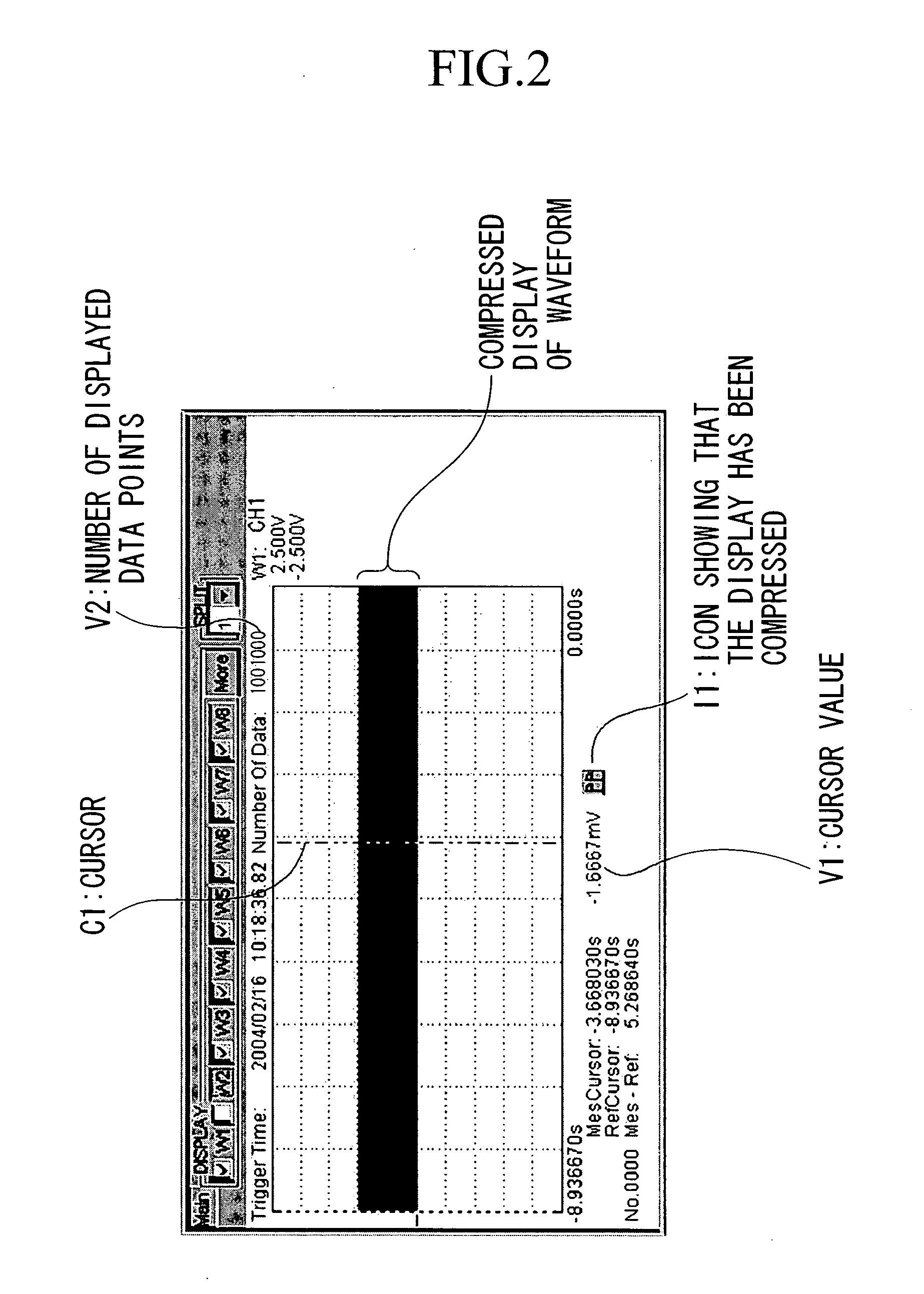 Waveform display apparatus