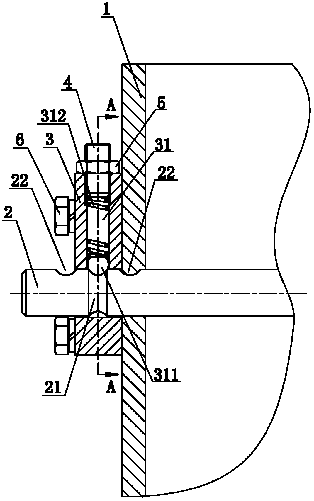 Self-locking and interlocking mechanism for shifting fork shafts of gearbox