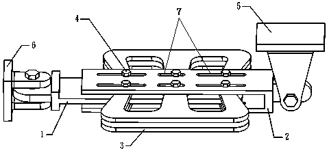 Novel energy-consumption beam falling prevention device