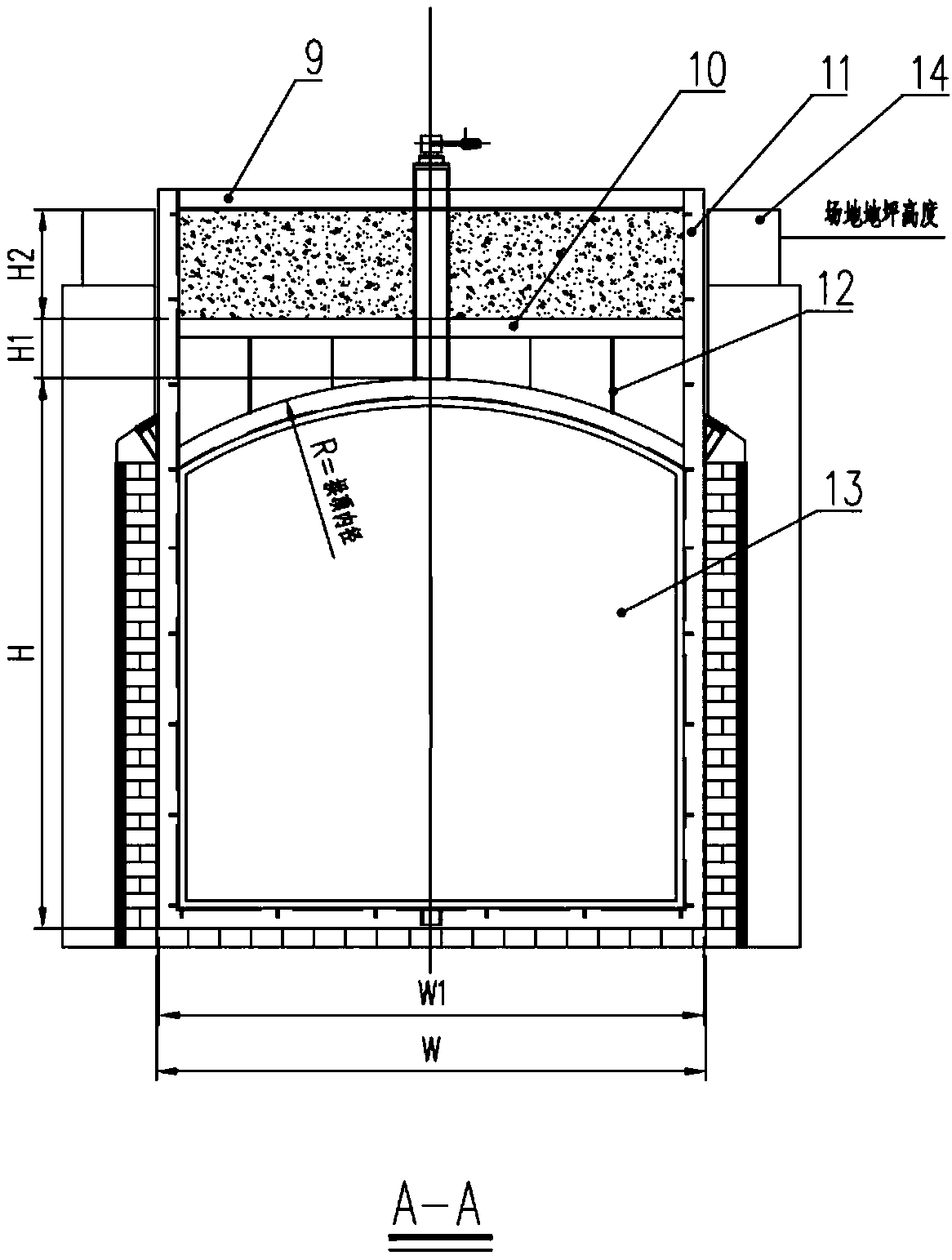 Bypass valve system for coke oven flue gas purification device