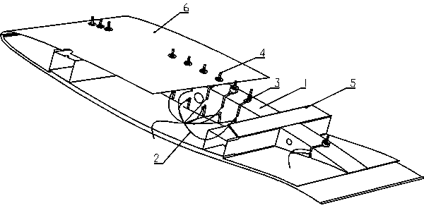 Pressure measurement device for wing elasticity shrinkage similarity model of large-size transport plane