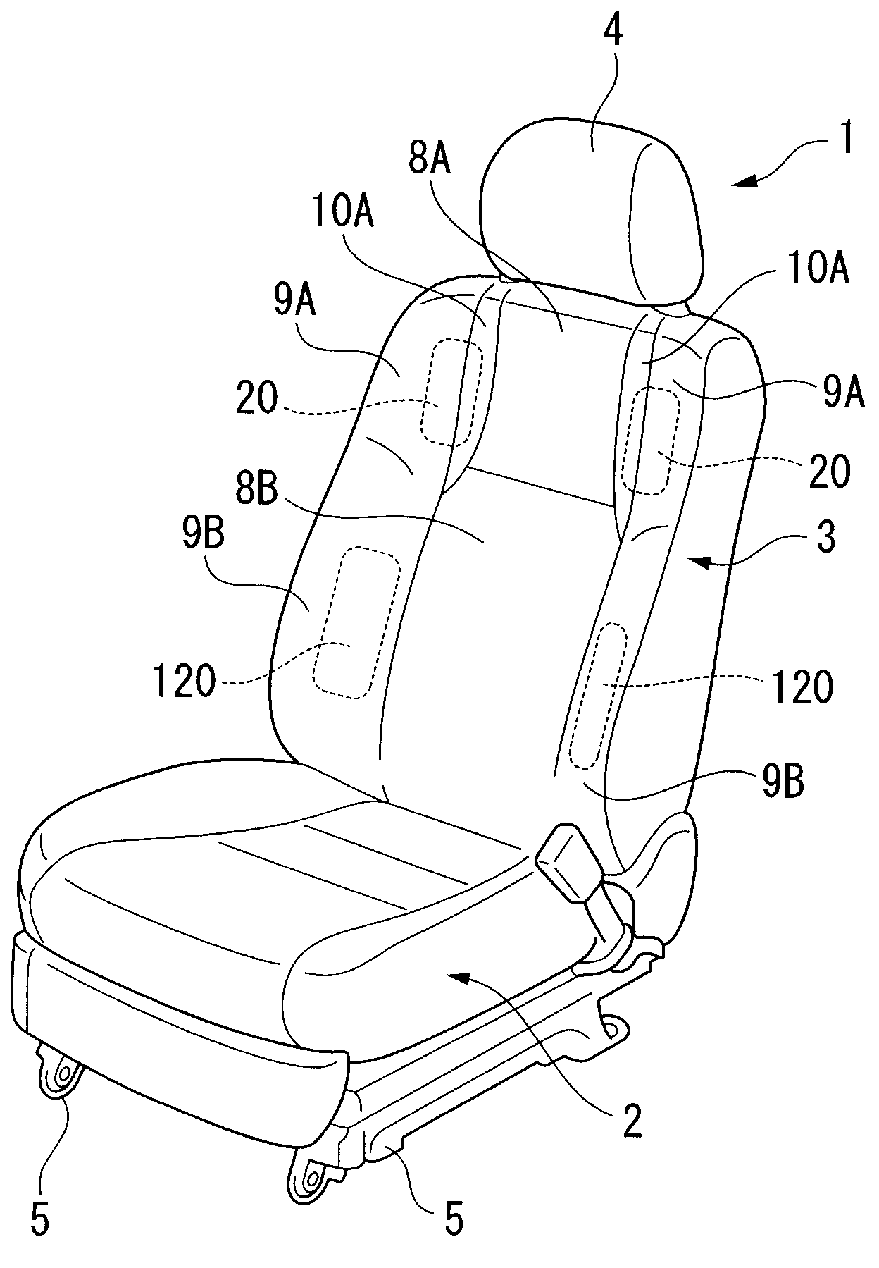 Seat of vehicle