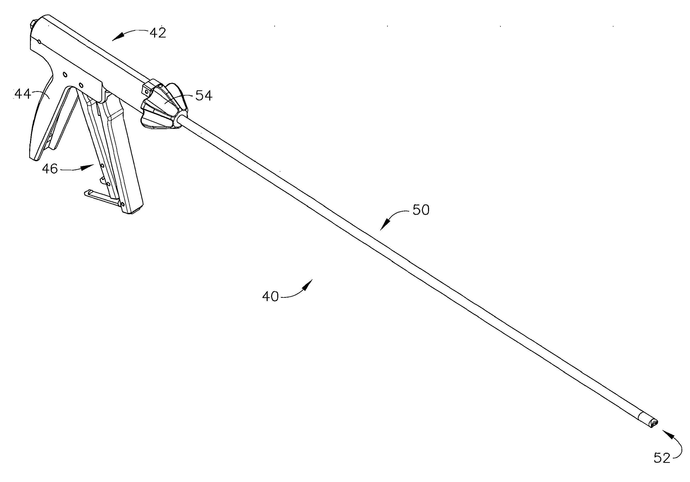 Surgical Stapler For Applying A Large Staple Through A Small Delivery Port And A Method of Using The Stapler To Secure A Tissue Fold