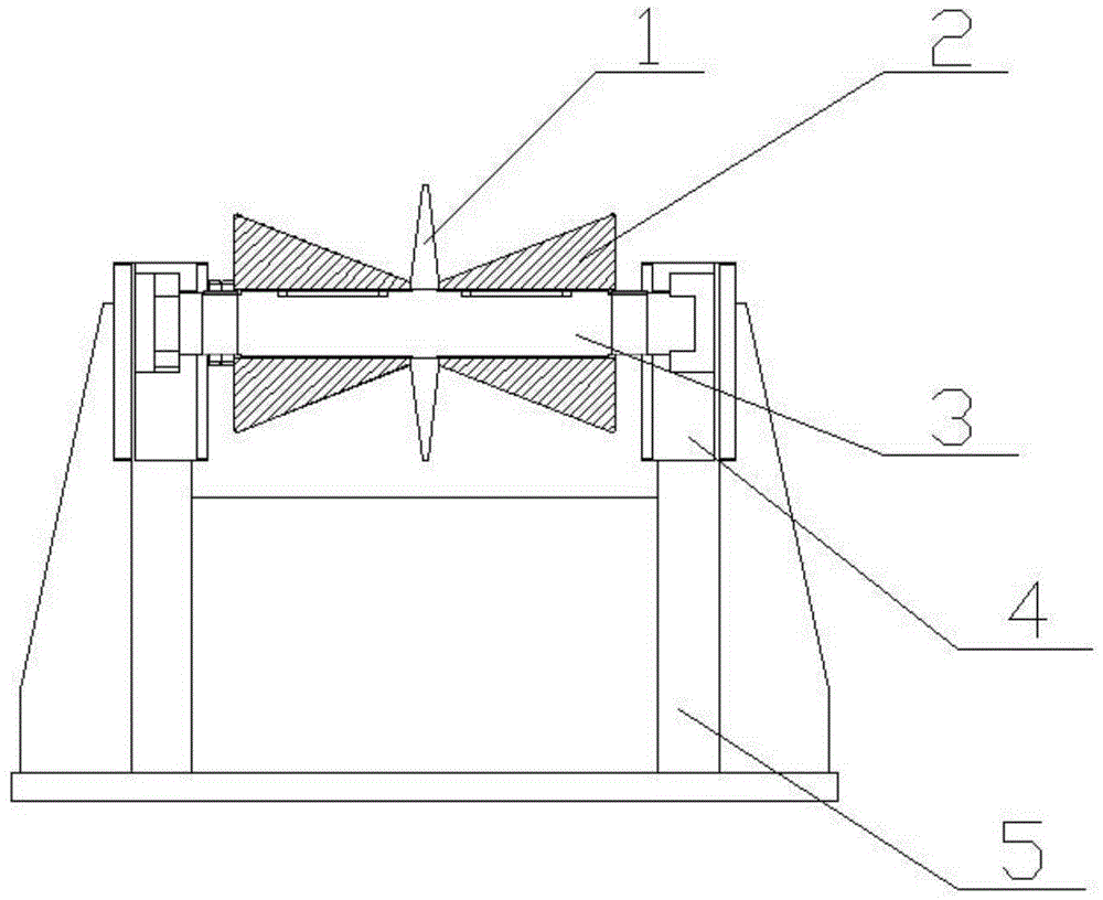 Guide roller for backwards-bending machine and manufacturing method of guide carrier rollers of guide roller