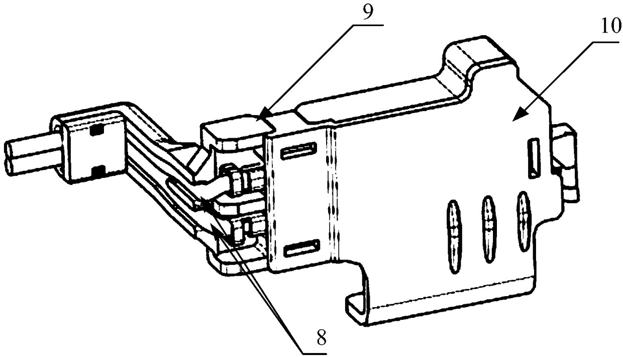 Wiring harness switch device