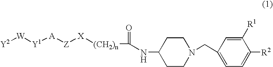 Benzylpiperidine compound