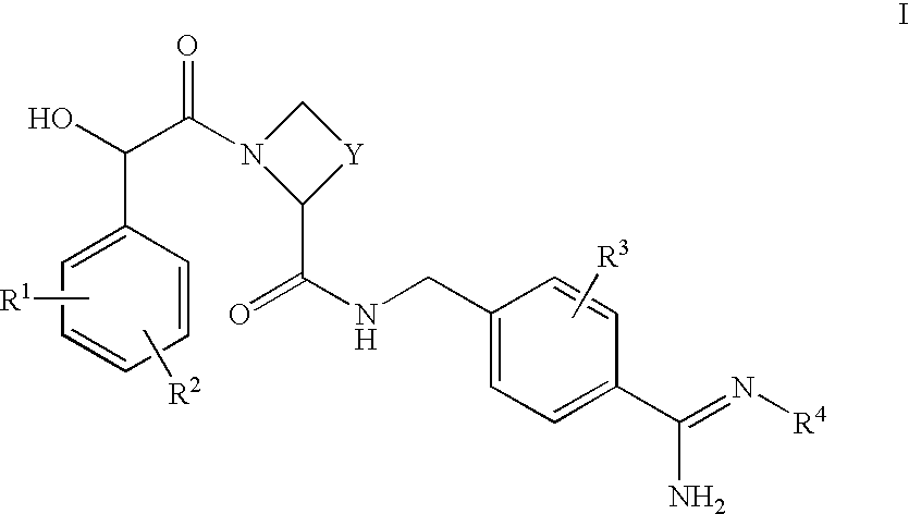 Amidinobenzylamine derivatives and their use as thrombin inhibitors