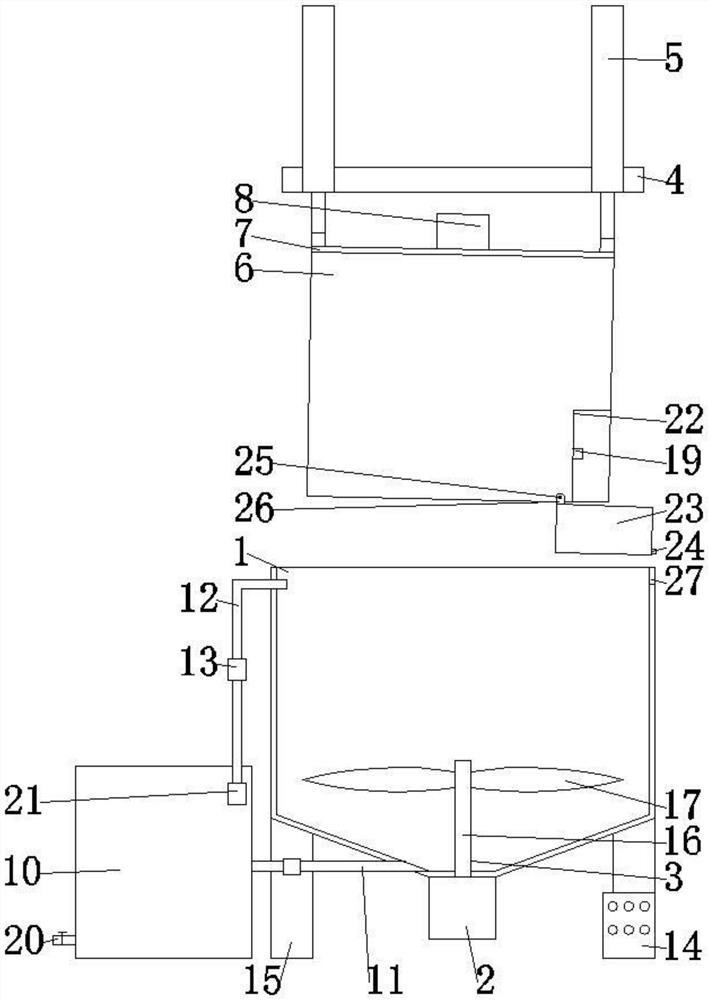 Impurity removal device for aquatic product processing