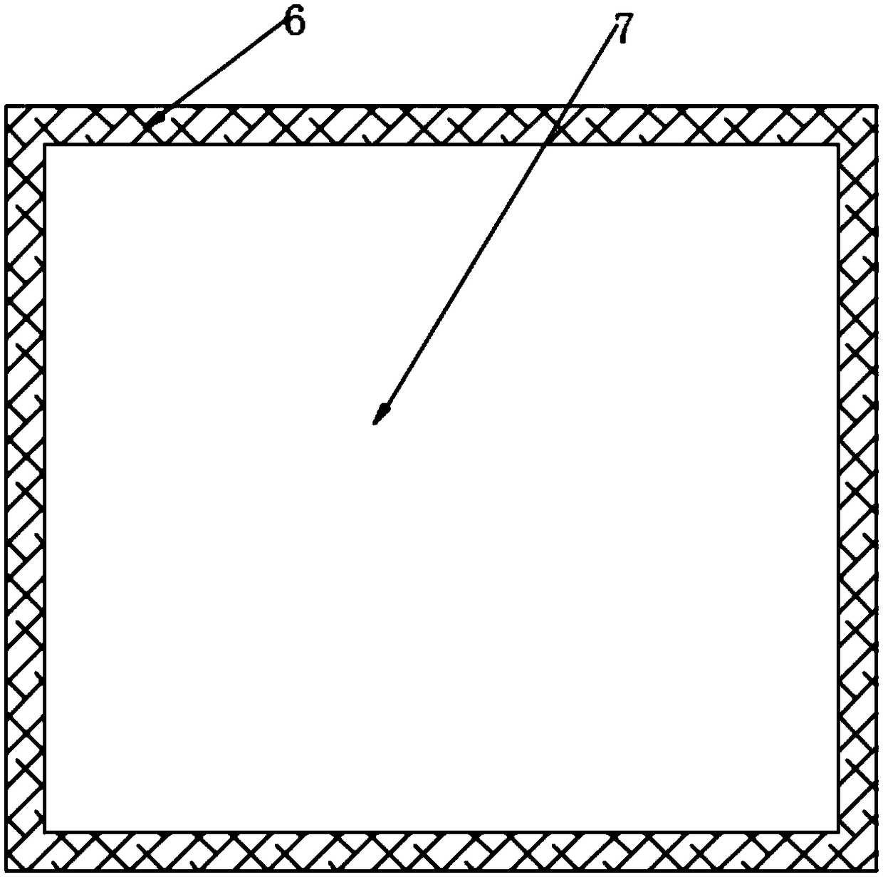 A kind of wallpaper air paste decoration structure and its construction method