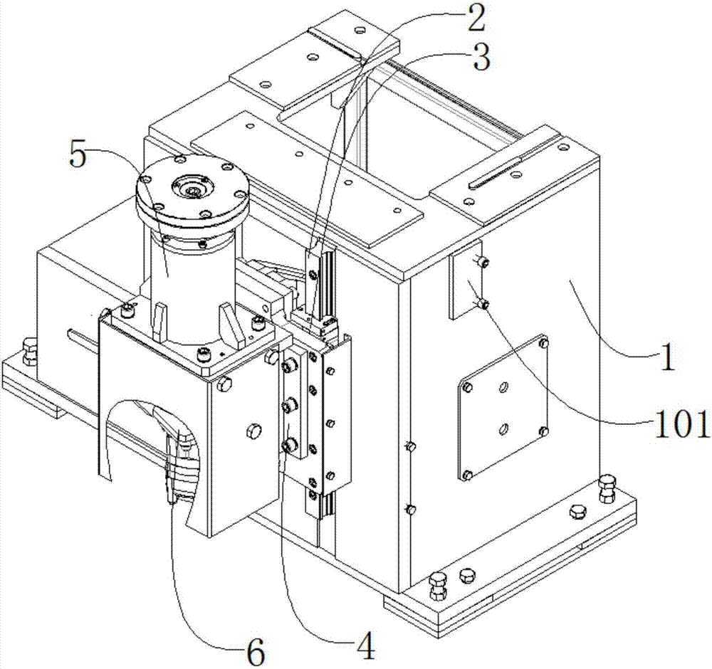 Adjustable-type casting floating and rotating mechanism