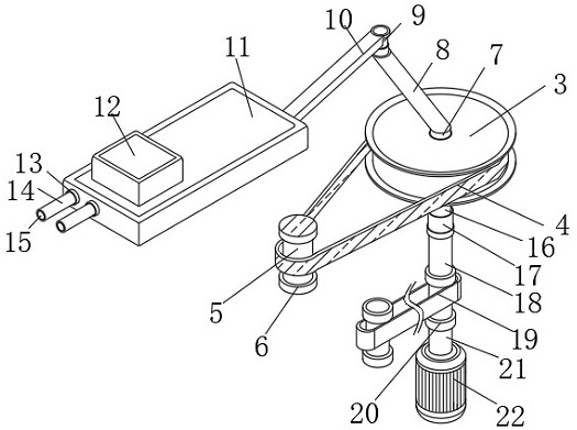 Device for detecting depth of hardening layer of roller body of cold rolling working roller