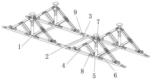 Fabricated building wall truss structure