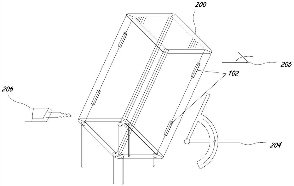 Test device for fire and combustion characteristics of building wall insulation panels with adjustable and complex configurations