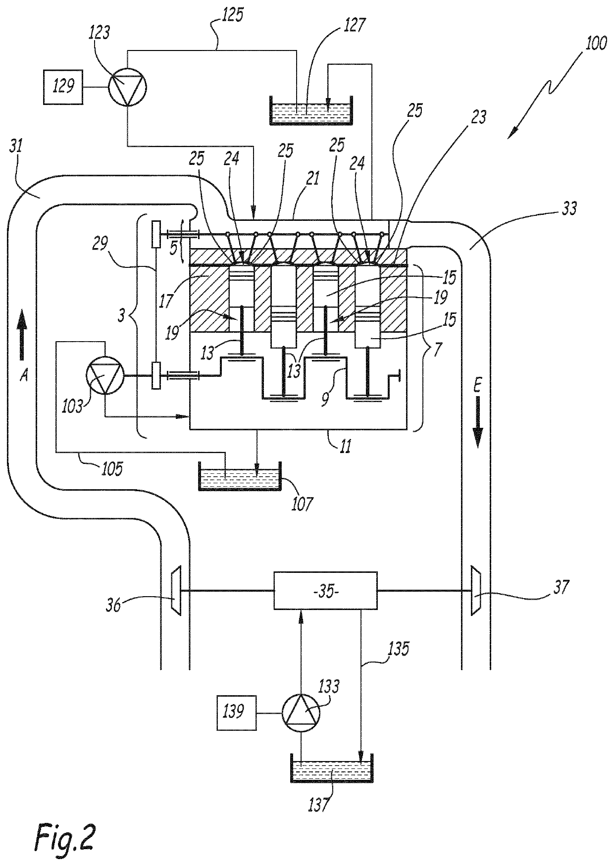 Drive system and associated motor vehicle