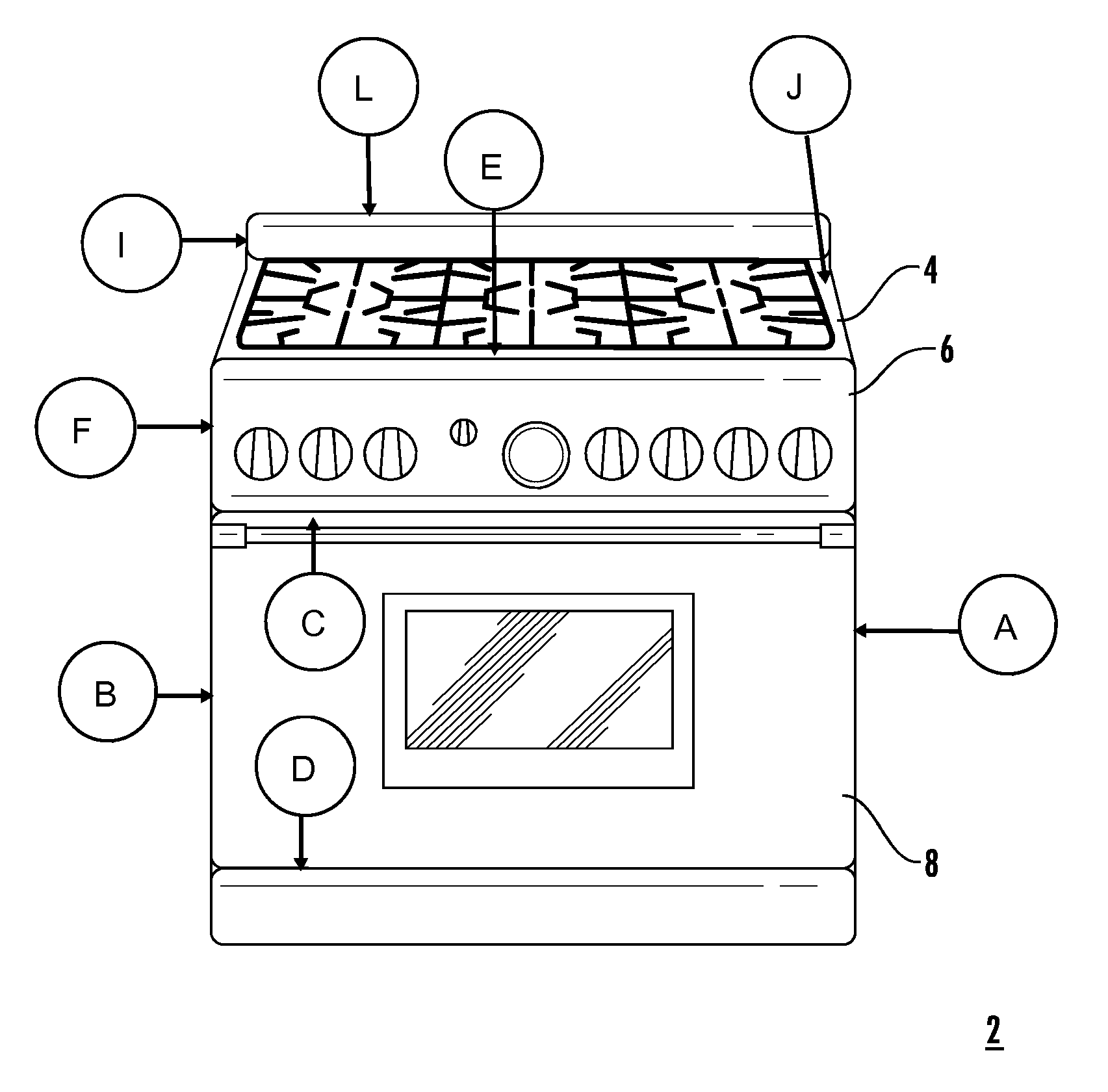 Home appliance having a hideaway label plate