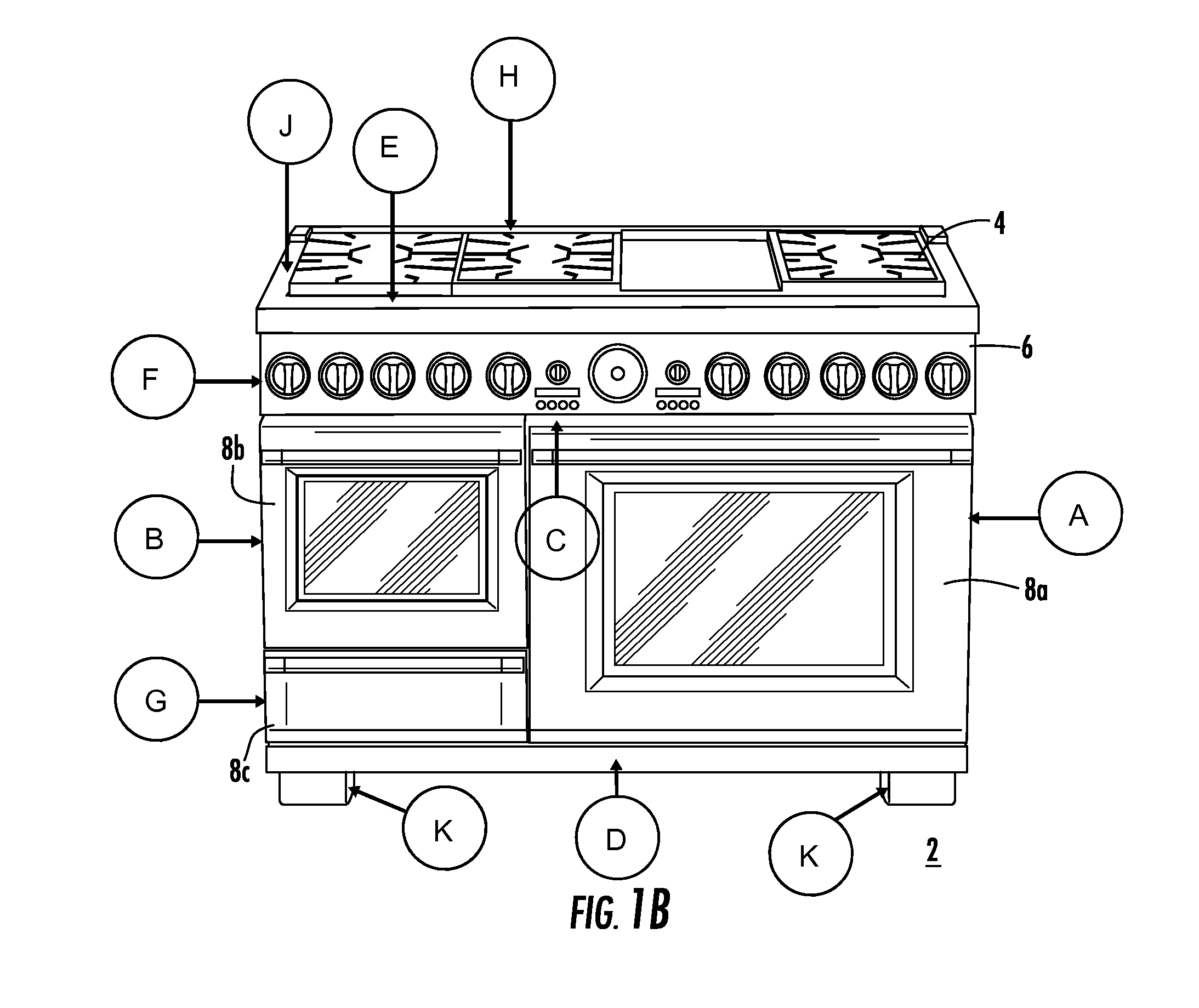 Home appliance having a hideaway label plate