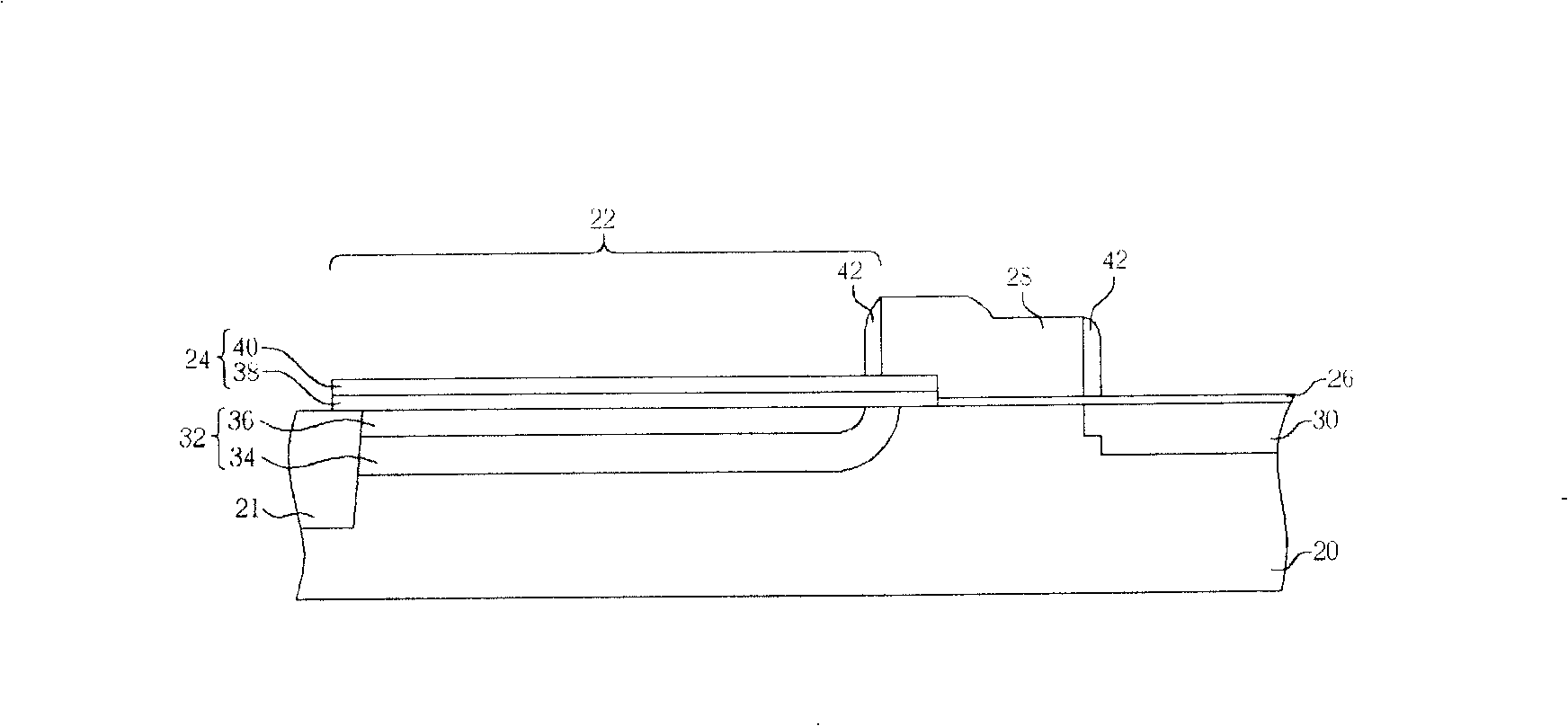 Video sensing element and method for making the same
