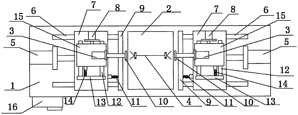 A new-type automobile rear axle hub end face milling device and an operation method thereof