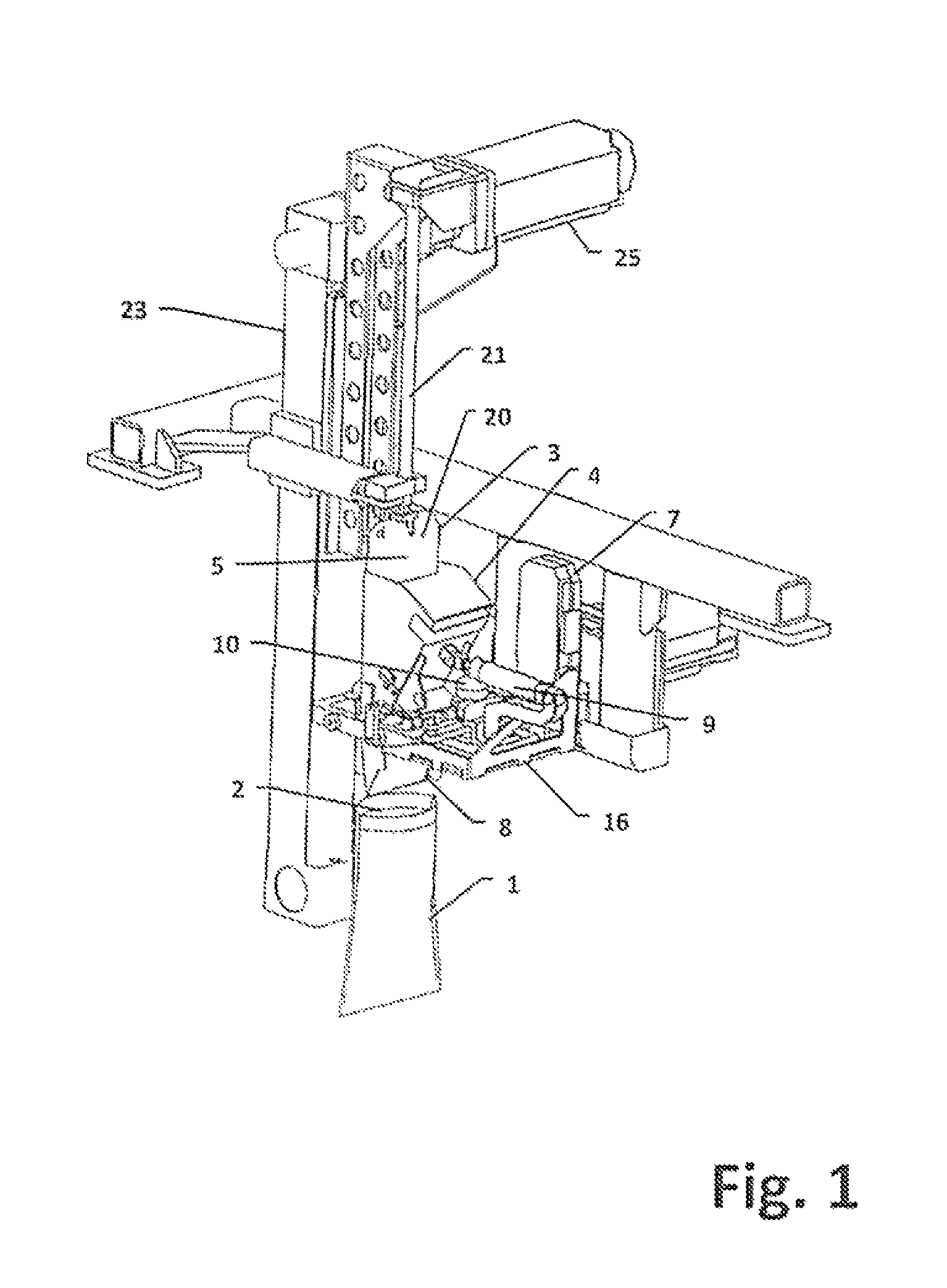 Machine for filling bags