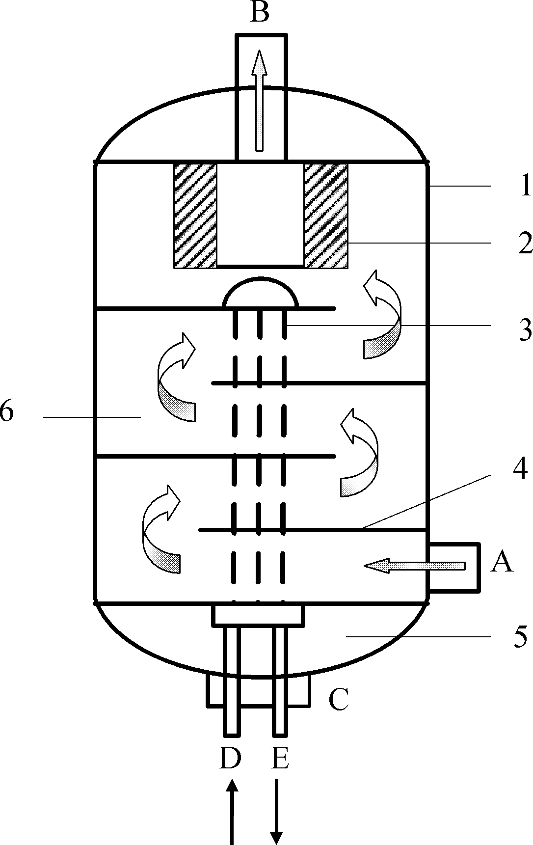 Condensing gathering separator for separating lubricating oil from refrigerant
