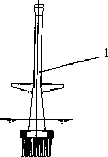 Self-anchored rope-suspension bridge inclined drawing construction method