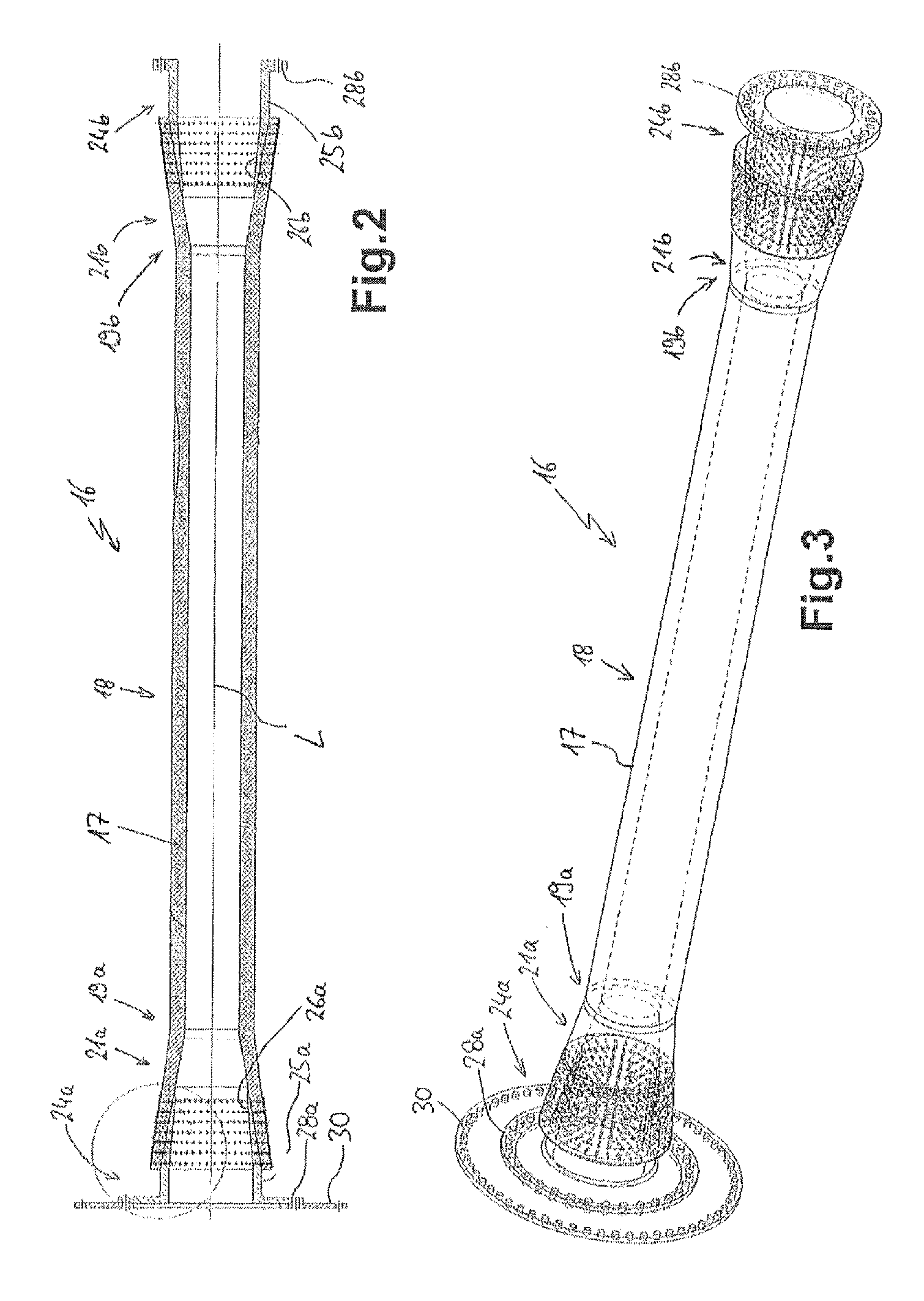 Shaft arrangement and method for producing a shaft arrangement and connecting element as an initial product