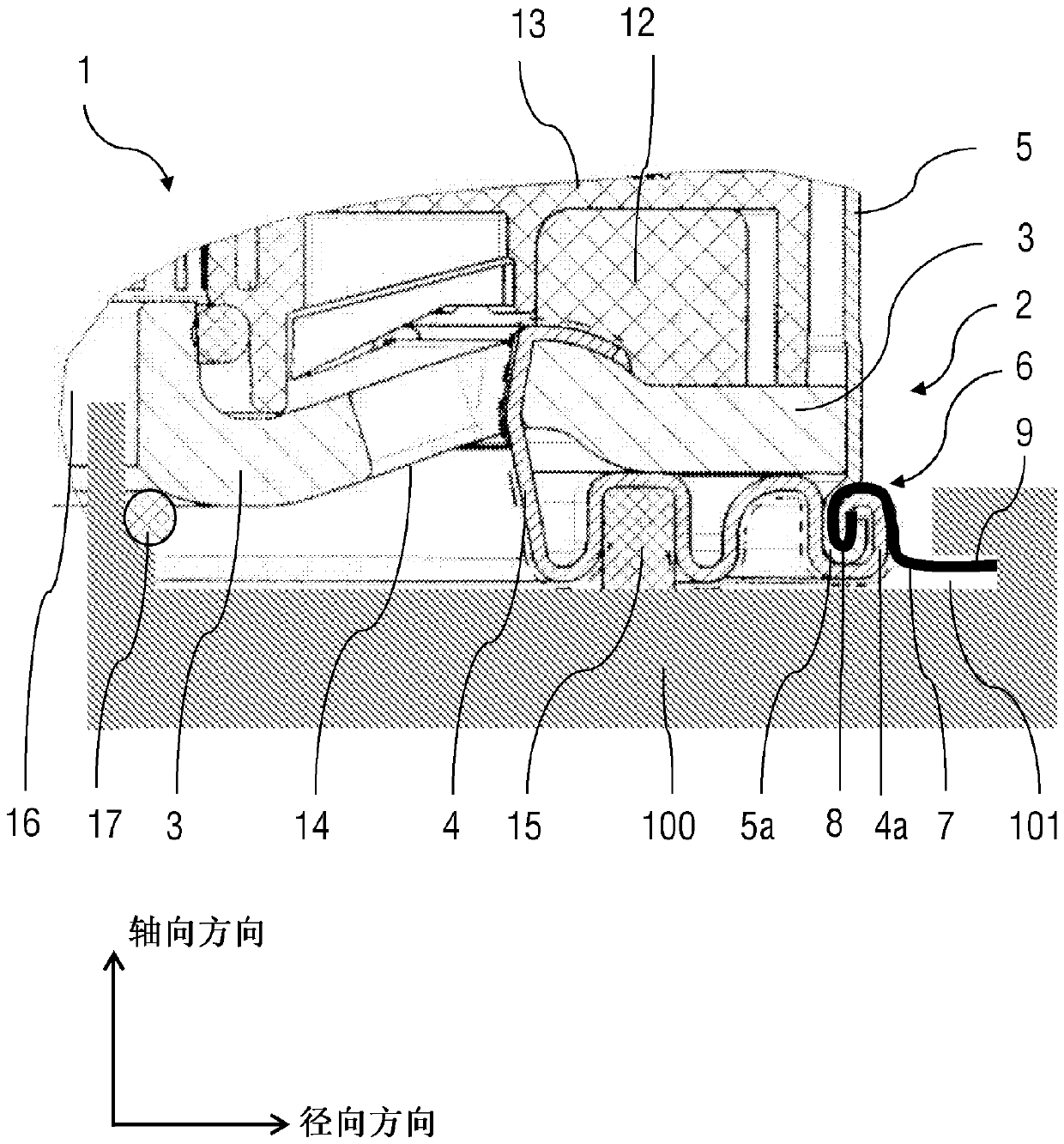 Device for loosely securing desiccant cartridges at housings of air preparation equipment