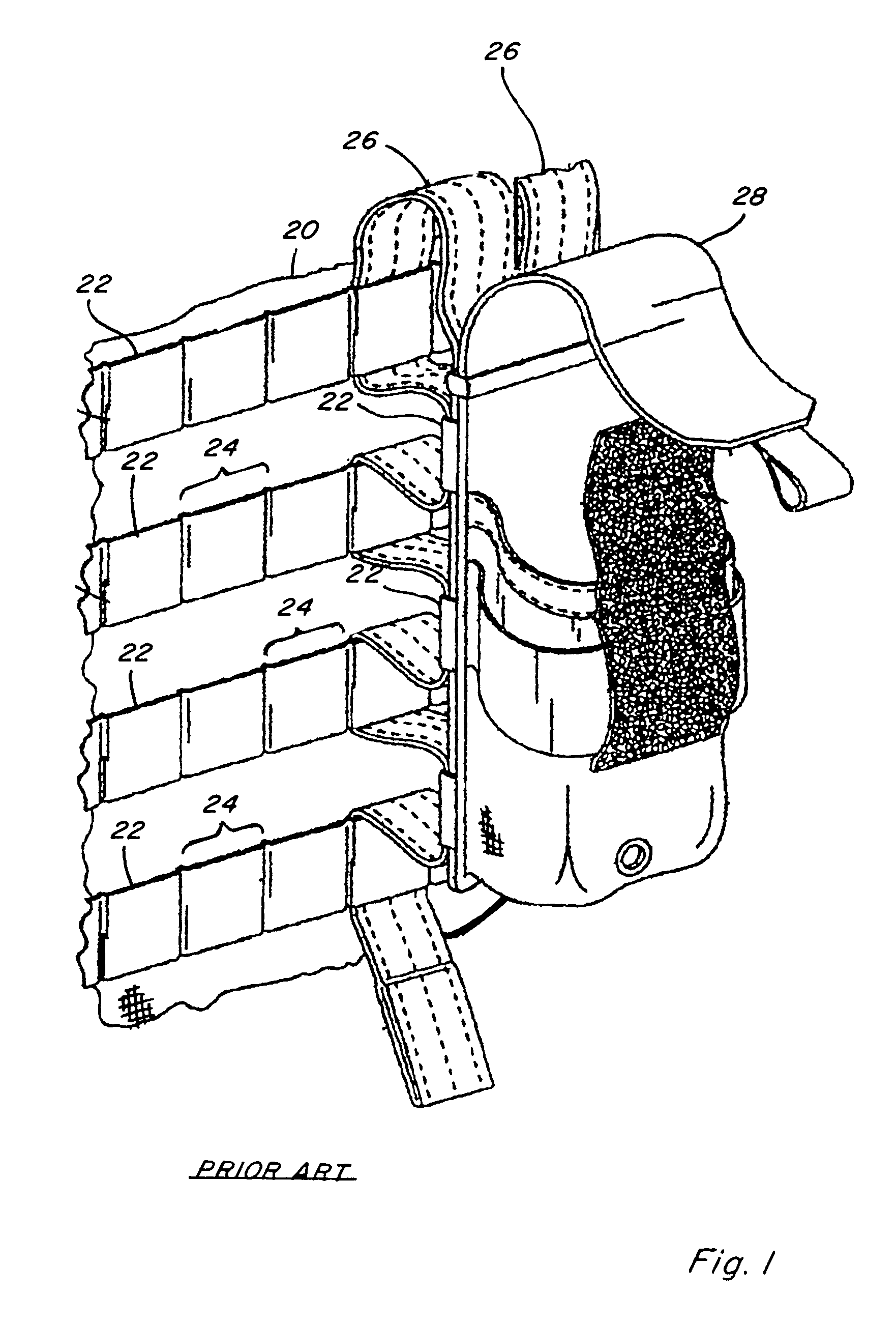 Light weight modular pouch attachment system and method