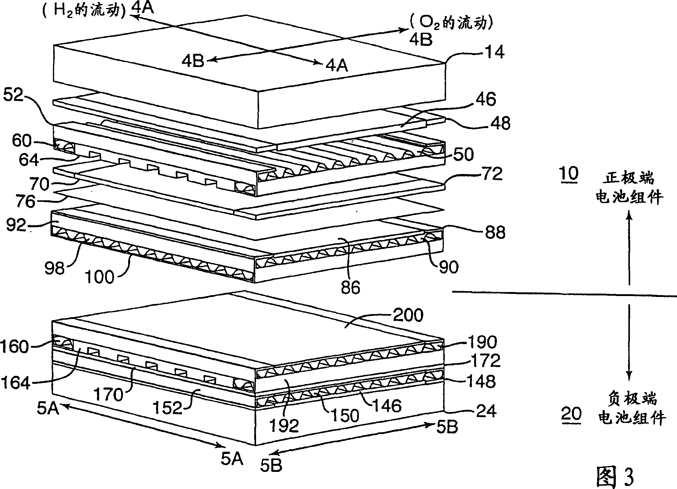 Inactive end cell assembly for fuel cells for improved electrolyte management and electrical contact