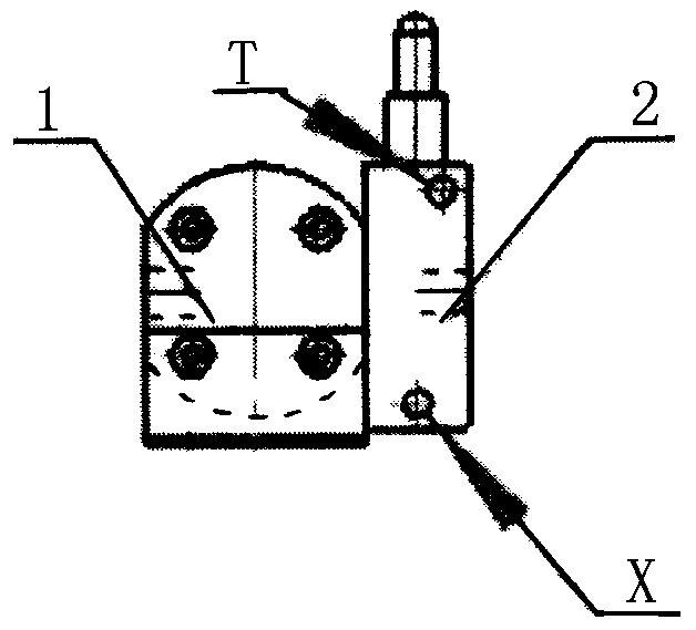 Hydraulic synchronous distribution motor with unloading function