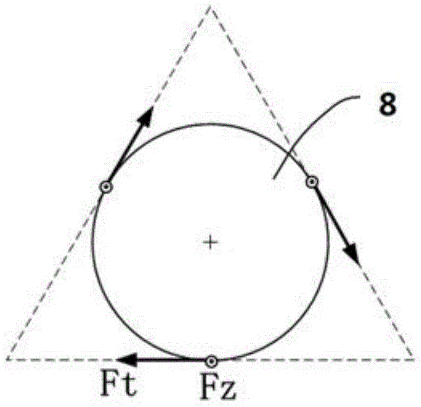 High reproducibility optical element surface shape detection support device