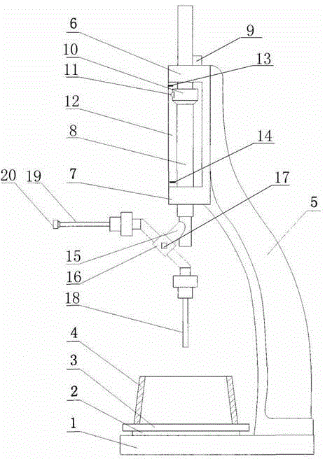 Intelligent determining device of cement consistence and coagulation time